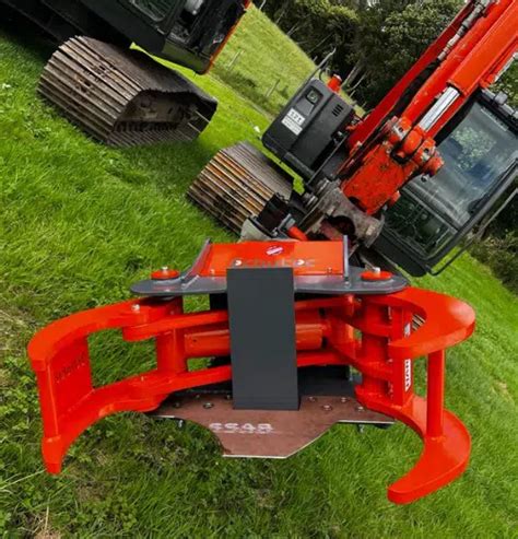 swivel attachment for mini excavator|Comparing Tree Shear Attachments for Skid Steers .